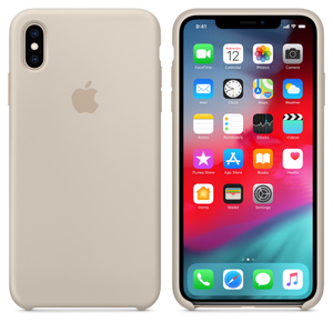 iPhone XS Maxシリコーンケース - ストーン - ビジネス - Apple (日本)
