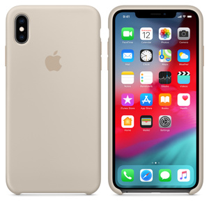 iPhone XS Maxシリコーンケース - ストーン - Apple（日本） 