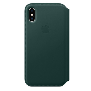 iPhone XSレザーフォリオ - フォレストグリーン - Apple(日本) iPhone XSレザーフォリオ - フォレストグリーン - Apple(日本)
