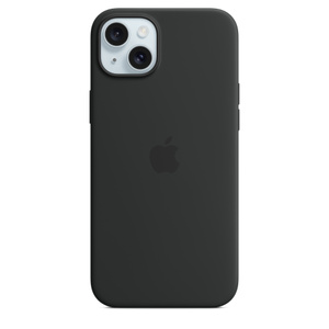 MagSafe対応iPhone 15 Plusシリコーンケース - ブラック - 教育 