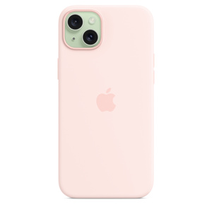 MagSafe対応iPhone 15 Plusシリコーンケース - ライトピンク - Apple 