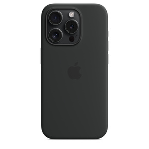 MagSafe対応iPhone 15 Proシリコーンケース - ブラック - Apple（日本）