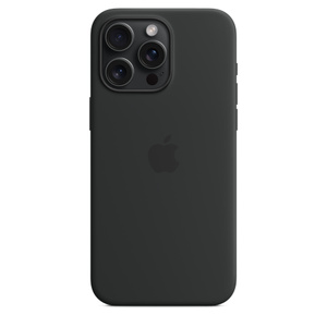 MagSafe対応iPhone 15 Pro Maxシリコーンケース - ブラック - Apple 