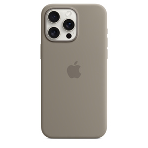 MagSafe対応iPhone 15 Pro Maxシリコーンケース - クレイ - Apple（日本）