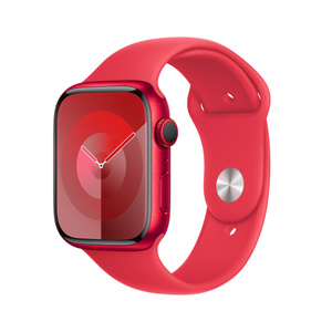45mmケース用(PRODUCT)REDスポーツバンド - S/M - Apple（日本）