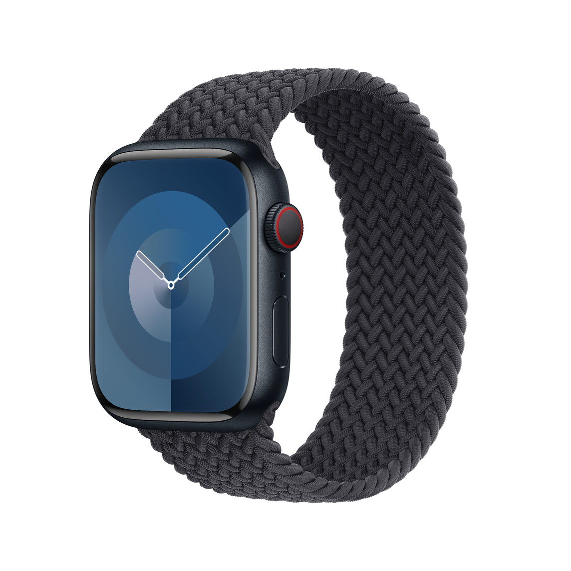 45mmケース用ミッドナイトブレイデッドソロループ - サイズ1 - Apple ...