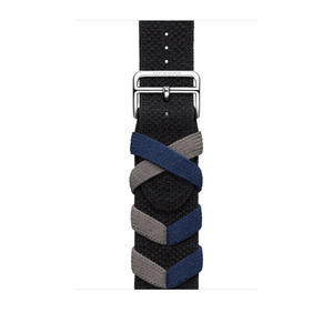 Apple Watch Hermès - 45mmケース用ブリドン（黒）シンプルトゥール 