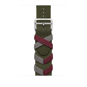 Apple Watch Hermès - 45mmケース用ブリドン（カーキ）シンプル 