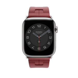 Apple Watch Hermès - 45mmケース用キリム（ルージュH）シンプル 