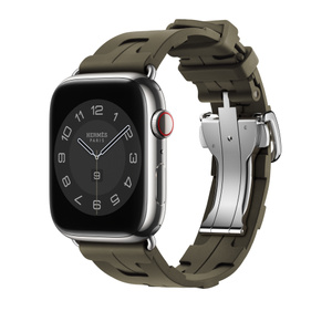 Apple Watch Hermès - 45mmケース用キリム（カーキ）シンプルトゥール 
