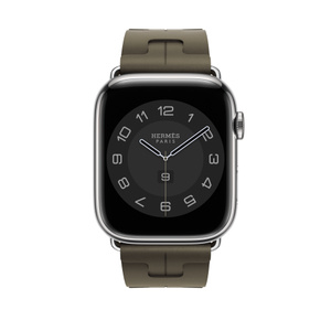 Apple Watch Hermès - 45mmケース用キリム（カーキ）シンプルトゥール 