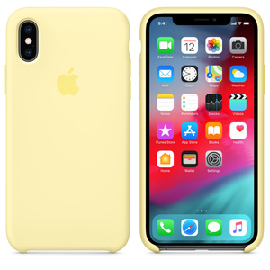 iPhone XSシリコーンケース - メローイエロー - Apple（日本）