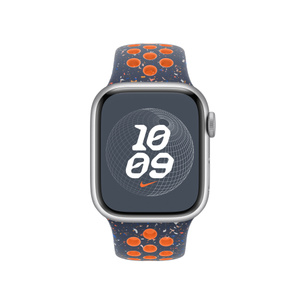 41mmケース用ブルーフレームNikeスポーツバンド – M/L - Apple（日本）