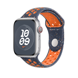 45mmケース用ブルーフレームNikeスポーツバンド – M/L - Apple（日本）