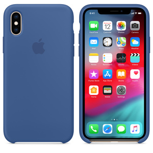 Iphone Xsシリコーンケース デルフトブルー Apple 日本