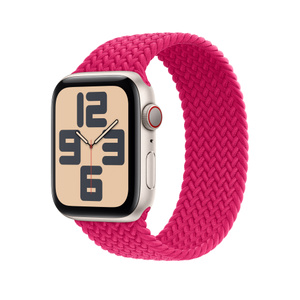 45mmケース用ラズベリーブレイデッドソロループ - サイズ1 - Apple（日本）
