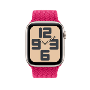 45mmケース用ラズベリーブレイデッドソロループ - サイズ1 - Apple（日本）