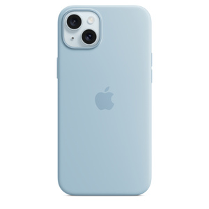 MagSafe対応iPhone 15 Plusシリコーンケース - ライトブルー - Apple 