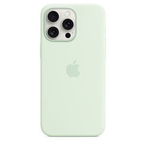 MagSafe対応iPhone 15 Pro Maxシリコーンケース - ソフトミント 