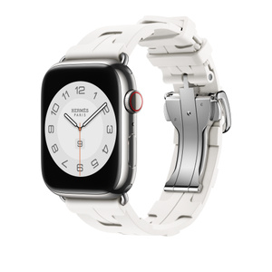 Apple Watch Hermès - 45mmケース用キリム（白）シンプルトゥール 