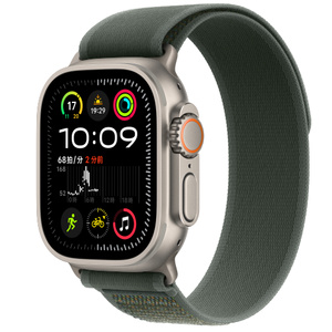 Apple Watch 49mm用 ナチュラルチタニウムミラネーゼループ （S） 