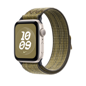 46mmケース用グリーン/グレーNikeスポーツループ - 教育 - Apple（日本）