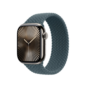 Apple Watch ブレイデッドソロループ ベージュ 41mm サイズ4