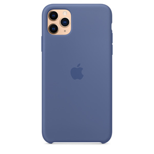 iPhone 11 Pro Maxシリコーンケース - リネンブルー - ビジネス 