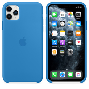 Iphone 11 Pro Maxシリコーンケース サーフブルー Apple 日本