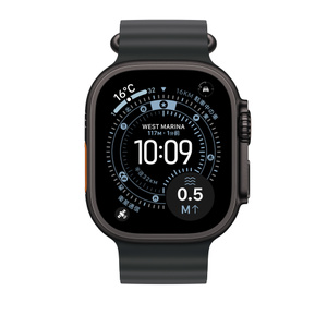 49mmケース用ブラックオーシャンバンド - ブラックチタニウムの仕上げ  