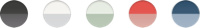 スペースグレイ, シルバー, グリーン, ピンク, スカイブルー