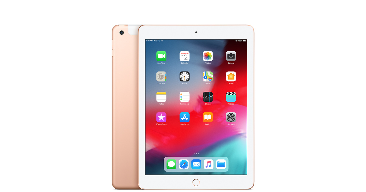 iPad Wi-Fi + Cellular 32GB - ゴールド(第6世代) [整備済製品