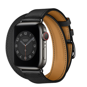 hermes double loop apple watch band