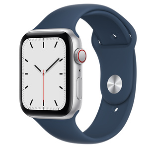 Apple Watch SE GPS + Cellular, 44mm Silver Aluminum Case with Abyss Blue Sport Band - Regular - Apple (HK) Apple Watch SE GPS + Cellular, 44mm Silver Aluminum Case with Abyss Blue Sport Band - Regular - Apple (HK)