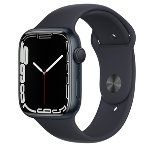 Apple Watch Series 7 Gps 45mm Midnight Aluminium Case With Midnight Sport Band Regular Apple Sg