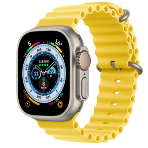 Apple Watch Ultra GPS + Cellular, 49mm Titanium Case with Yellow Ocean