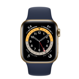 翻新apple watch series 6 (gps   蜂窝网络);40 毫米金色不锈钢表壳