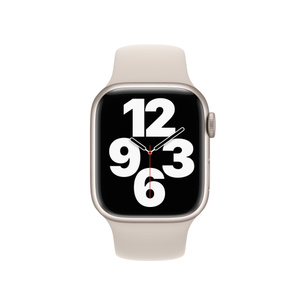 翻新Apple Watch Series 7 (GPS)；41 毫米星光色铝金属表壳；星光色