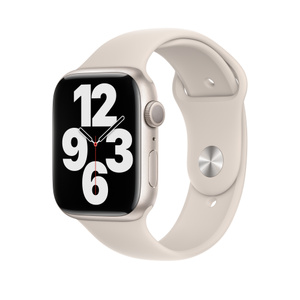 Refurbished Apple Watch Series 7 GPS, 45mm Starlight Aluminium 