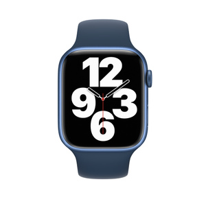 Refurbished Apple Watch Series 7 GPS, 45mm Blue Aluminium Case  