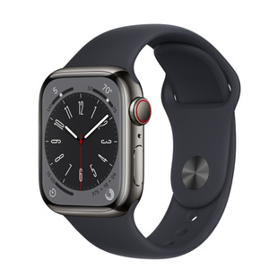 Refurbished Apple Watch Series 8 GPS + Cellular, 41mm Graphite 