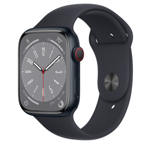 翻新apple watch series 8 (gps   蜂窝网络);45 毫米午夜色铝金属