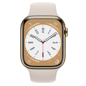 Refurbished Apple Watch Series 8 GPS + Cellular, 45mm Gold 