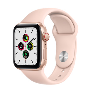 Refurbished Apple Watch SE GPS + Cellular, 40mm Gold Aluminium Case with  Pink Sand Sport Band - Education - Apple (AU)