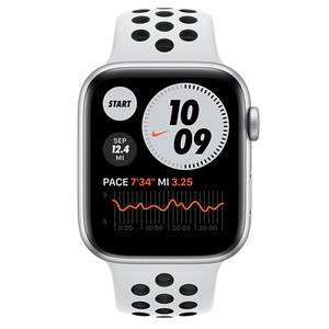 Refurbished Apple Watch Nike SE GPS, 44mm Silver Aluminium Case with Pure  Platinum/Black Nike Sport Band - Apple (AU)