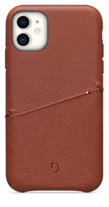 Decoded Leather Card Case For Iphone 11 Brown Apple Sg