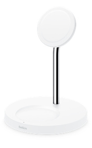 Belkin BOOST↑CHARGE™ PRO 二合一MagSafe 無線充電器+ 充電座- 白色