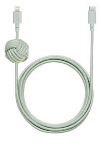 Native Union USB-C 至Lightning Night 連接線- 綠色- Apple (香港) Native Union USB-C 至Lightning Night 連接線- 綠色- Apple (香港)