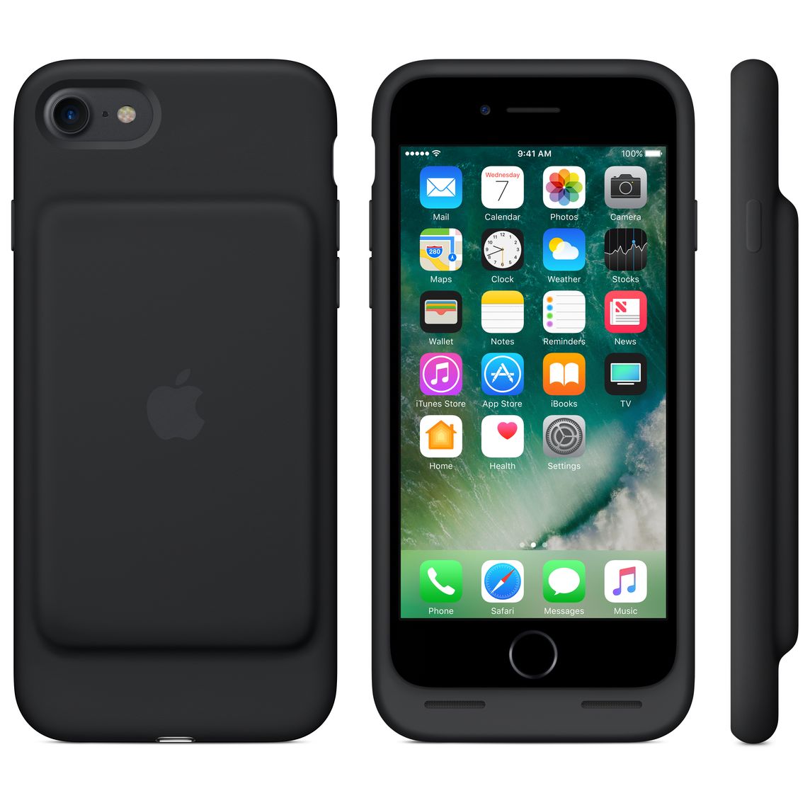 iphone 7 smart battery case black