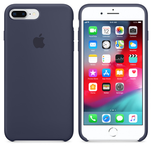 iPhone 8 Plus / 7 Plus Silicone Case - Midnight Blue - Apple (SG)